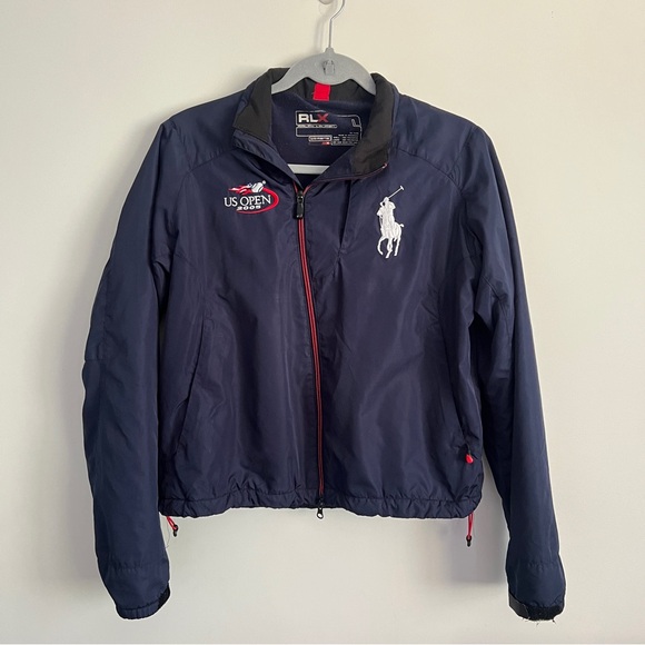 RLX Ralph Lauren Jackets & Blazers - 2005 Women’s US Open Ralph Lauren RLX Full Zip Windbreaker Jacket Navy Blue